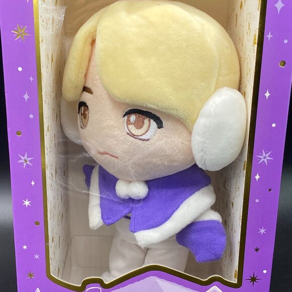 s-l400.jpg BTS Jimin Plush Doll Tiny Tan Kpop Fortune Box Purple Holiday 2020 Ver. New
